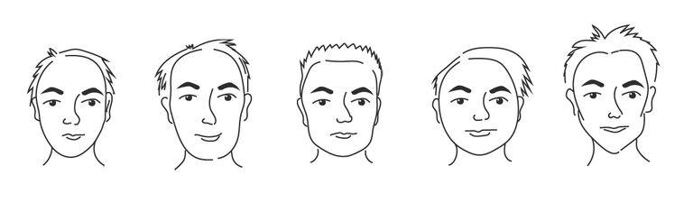 Miesten kasvojen muodot