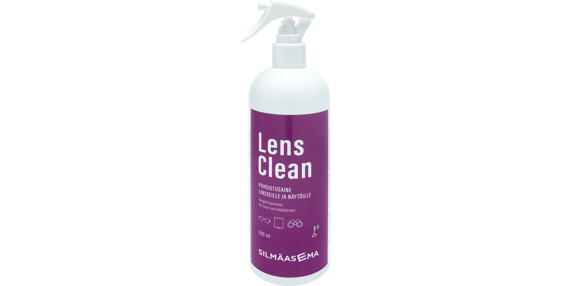 Silm&auml;asema LensClean 500 ml suihkepullo